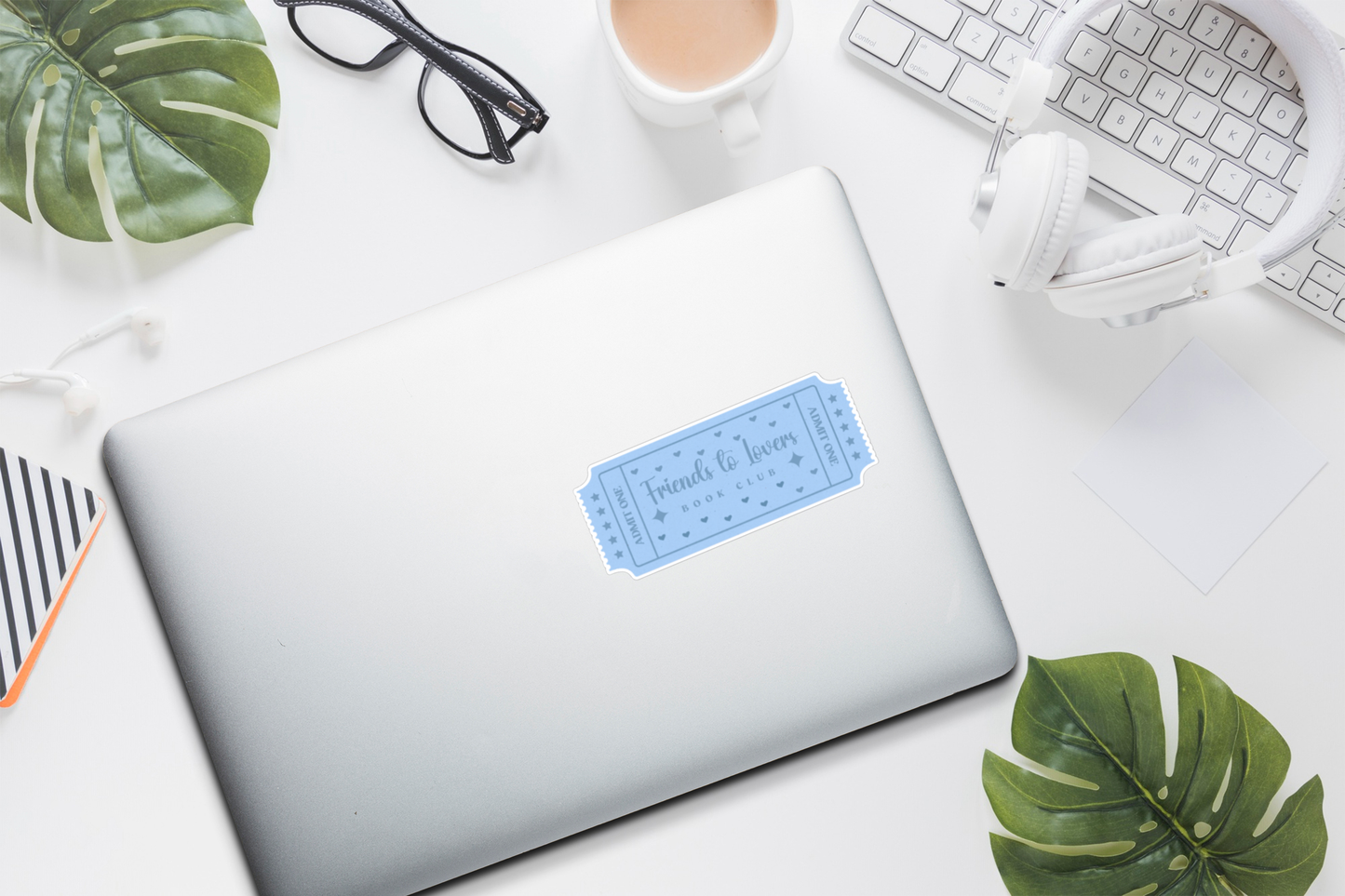 Friends to Lovers Book Club Sticker
