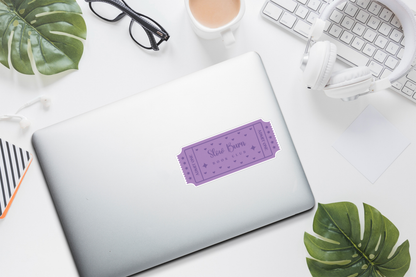 Slow Burn Book Club Sticker
