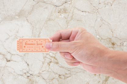 Romance Lover Book Club Sticker