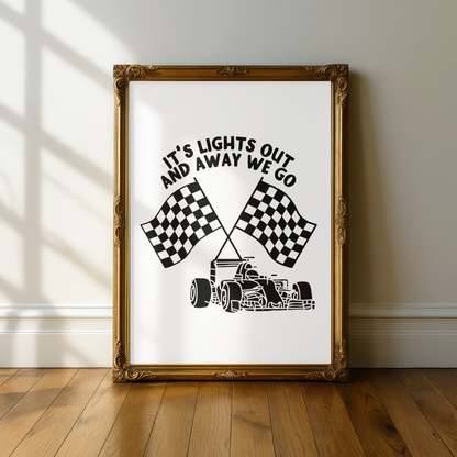 Formula One Print